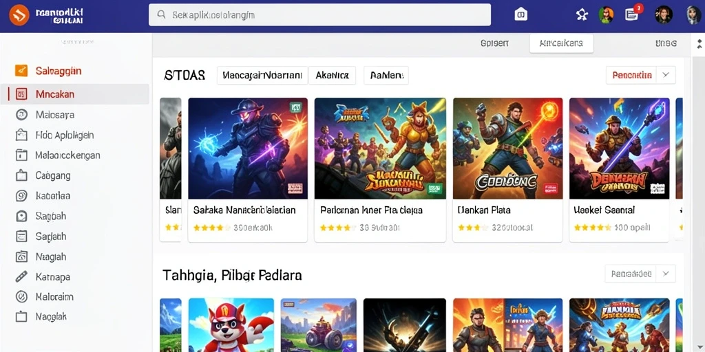 Tampilan antarmuka yang user-friendly.