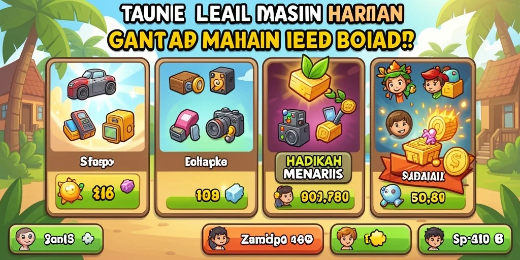 Tampilan antarmuka utama yang menarik.
