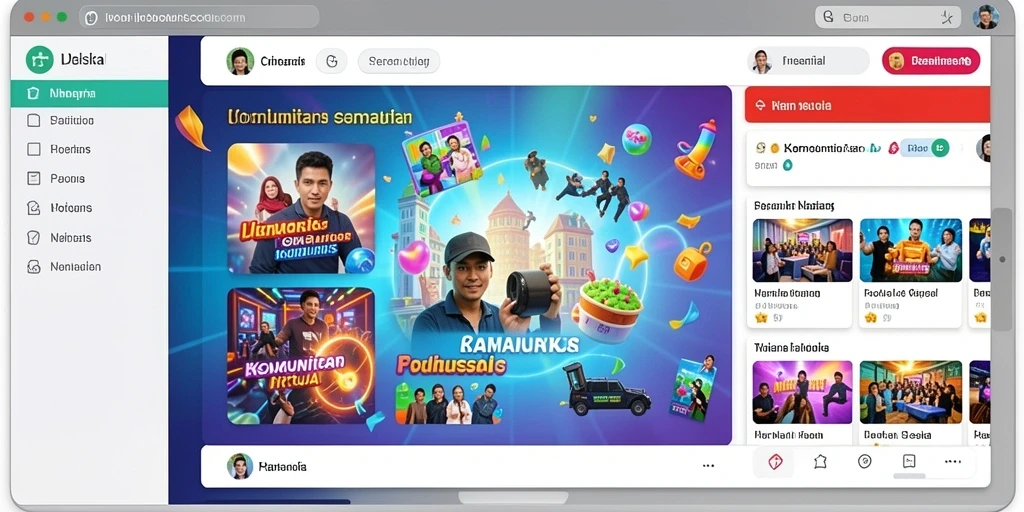 Antarmuka permainan yang ramah pengguna.