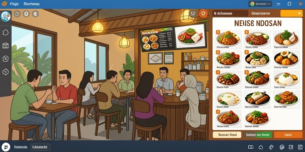 Tampilan antarmuka yang menarik dan mudah digunakan.